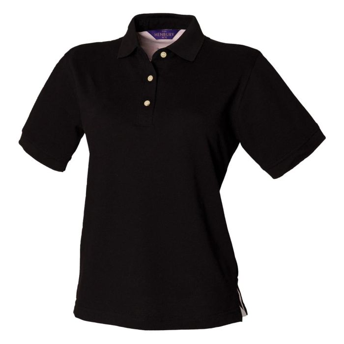 Women's classic cotton piqué polo shirt main product photo