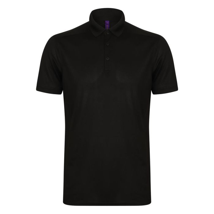 Stretch polo shirt with wicking finish (slim fit) main product photo