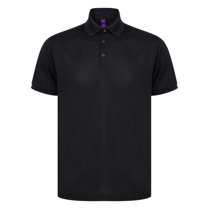 Recycled polyester polo shirt main product photo