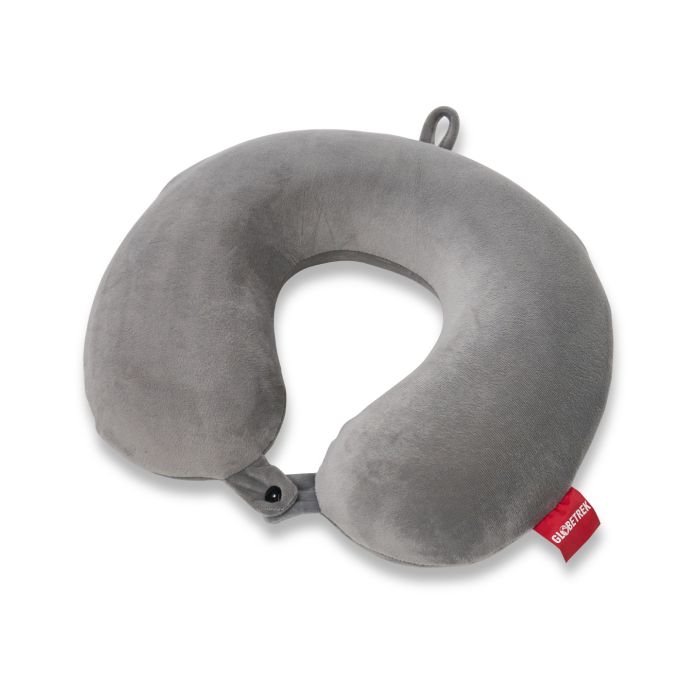 Memory foam neck pillow - Grey - One size main product photo