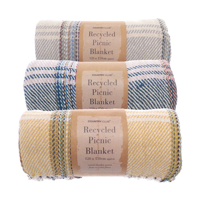 Recycled picnic blanket - Mixed Fabric Colour - Standard main product photo