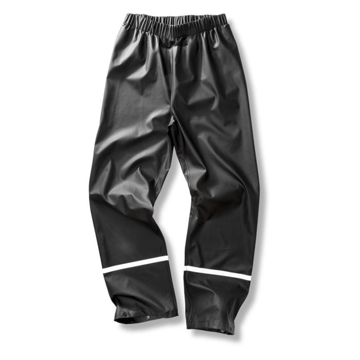 Prism PU waterproof trousers with reflective bands and recycled backing main product photo