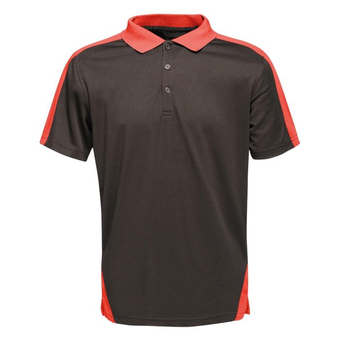 Contrast wicking polo main product photo