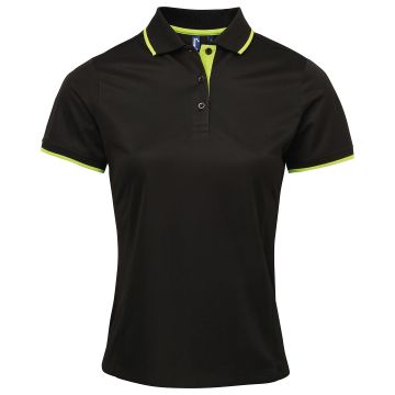 Women's contrast Coolchecker� polo