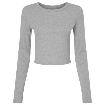 Womenï¿½s micro rib long sleeve baby t-shirt