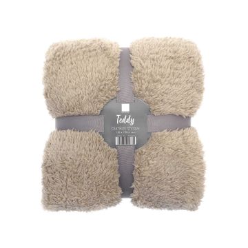 The Ribbon teddy bear fabric throw