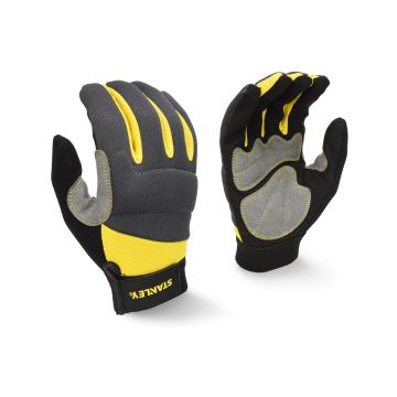 Stanley performance gloves - Grey/Black/Yellow - One Size
