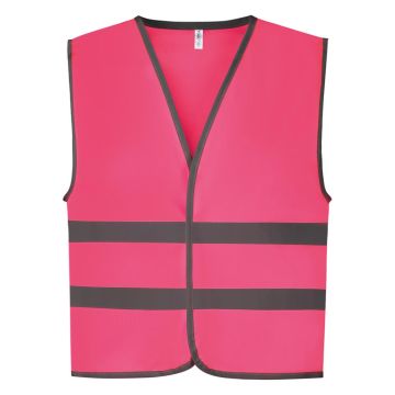 Hi-vis reflective border kids waistcoat (HVW102CH)